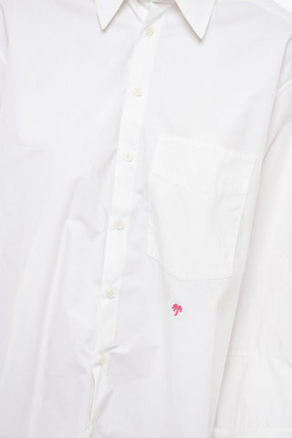 Oversize Shirt Dress With Bell Sleeves