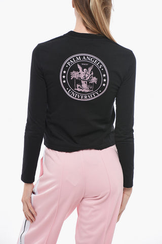 Printed COLLEGE Long Sleevd T-shirt