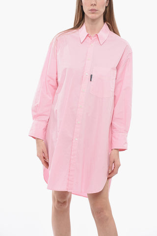 Vestito Camicia GD Con Taschino e Logo Stampato