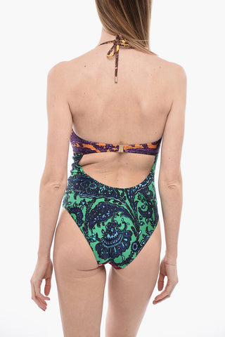 Costume da Bagno Intero TIGGY KEYHOLE a Motivo Floreale