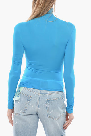 Top A Maniche Lunghe STAMP A Collo Alto