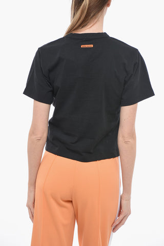 Embroidered Logo Crewneck T-shirt