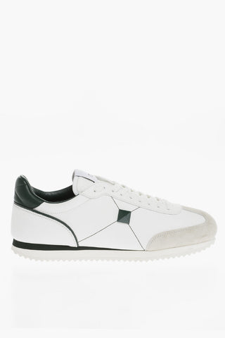 Sneakers Low-Top In pelle Con Dettaglio Borchia