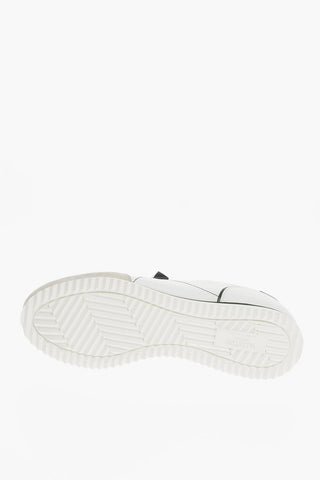 Sneakers Low-Top In pelle Con Dettaglio Borchia