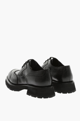 Derby In Pelle Con Dettagli Brogues