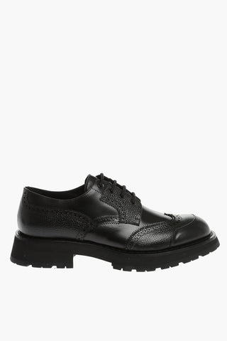 Derby In Pelle Con Dettagli Brogues