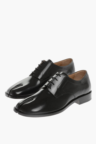 Derby Tabi In Pelle Spazzolata