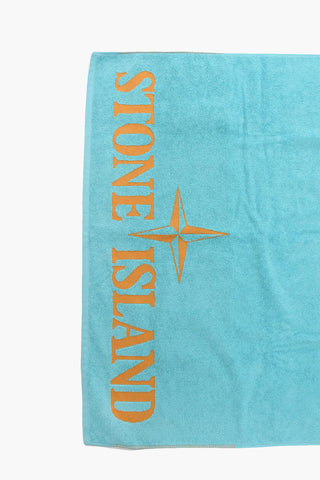Cotton Beach Towel with Logo Embroidery