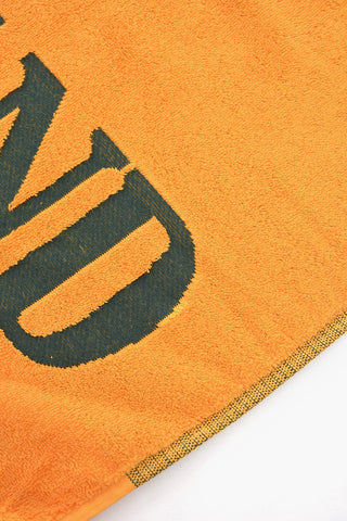 Cotton Beach Towel with Logo Embroidery