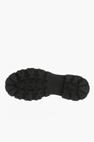 Leather Loafers With Studded Details And Tank Soles