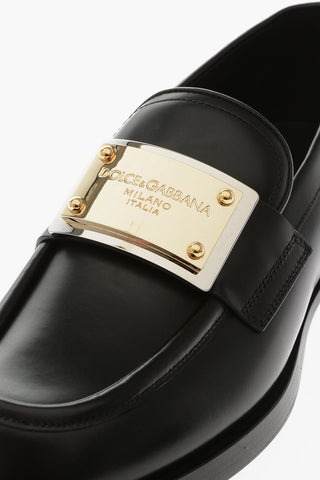 Leather SPORT CLASSIC Loafers With Logoed Plaque