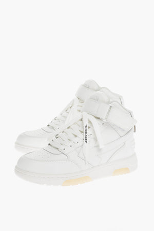 High-Top-Sneakers OUT OF OFFICE aus Leder