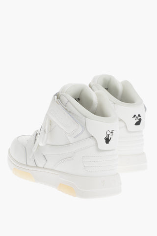 High-Top-Sneakers OUT OF OFFICE aus Leder