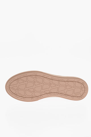 Fabric High-Top Sneaker With Rubber Sole