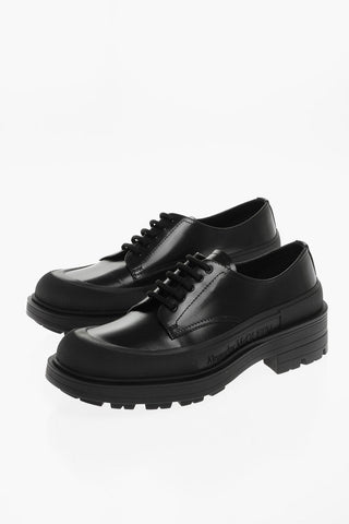 Brushed Leather Derby Shoes