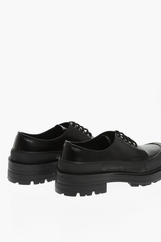 Brushed Leather Derby Shoes