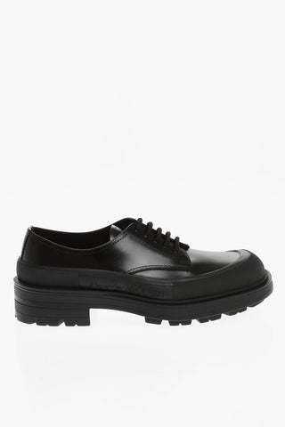 Brushed Leather Derby Shoes