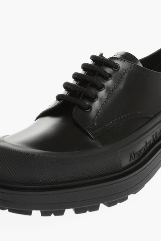 Brushed Leather Derby Shoes