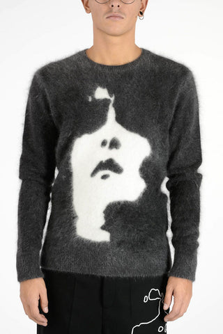 Face Embroidered Sweater
