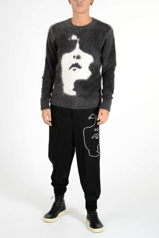 Face Embroidered Sweater
