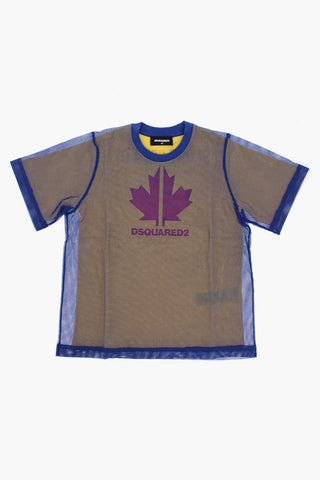 Perforated SLOUCH FIT Crew-Neck T-shirt