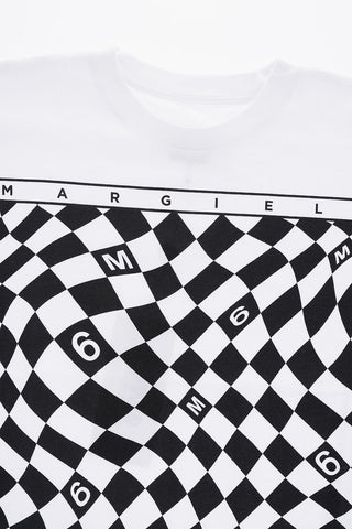 MM6 Two-Tone Crew-Neck T-shirt