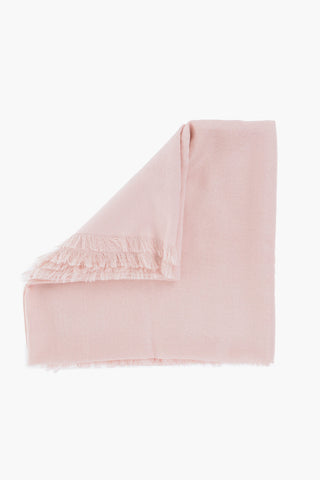 Sciarpa in Lana e Seta con Logo All-Over