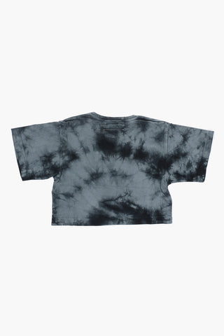 MM6 Cropped Tie Dye Effect Crew-Neck T-shirt