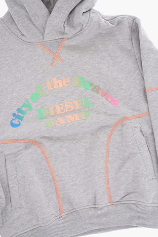 Oversized SDUFFY Hoodie With Gradient Logo