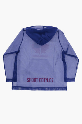 Perforated SLOUCH FIT Lightweight Hoodie
