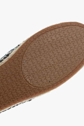 MICHAEL Denim KENDRICK Espadrillas with Floral-Embroidery