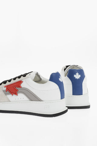 Lather CANADIAN Low-Top Sneakers with Suede and Rubber Details