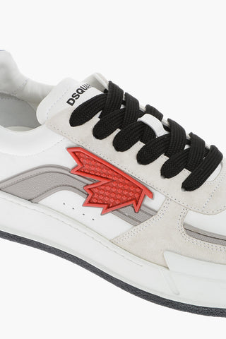Lather CANADIAN Low-Top Sneakers with Suede and Rubber Details