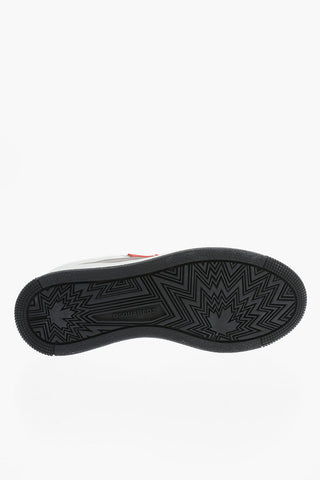 Lather CANADIAN Low-Top Sneakers with Suede and Rubber Details