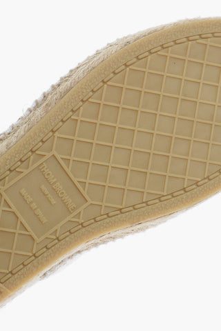 Cotton Espadrillas with Raffia Sole