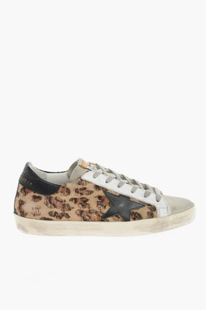 Animal Patterned Ponyskin SUPER-STAR CLASSIC Low Top Sneakers