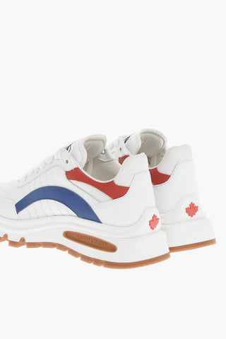 Sneakers Basse ROUNDS2 In Pelle con Suola Track