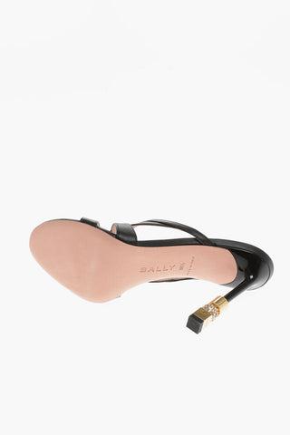 Leather CAROLYN Sandals with Sculpted Stiletto Heel 12cm