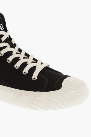 PARIS Sneakers Alte KENZOSCHOOL in Canvas con Zip Laterale