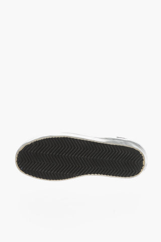 Leather HI STAR CLASSIC Low-Top Sneakers with Glitter Detail