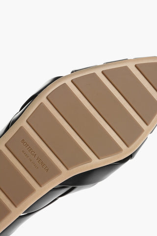 Sandali In Pelle Intrecciata Con Conturino