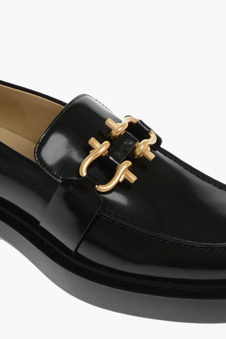 Patent Leather Clamp Loafers