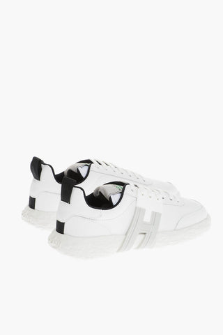 Sneakers Basse 3R in  Pelle con Applicazione Monogram