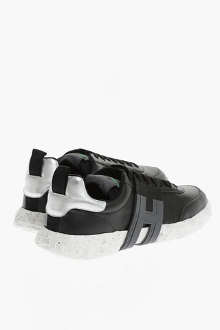 Sneakers Basse 3R in  Pelle con Applicazione Monogram
