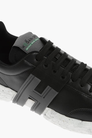 Sneakers Basse 3R in  Pelle con Applicazione Monogram