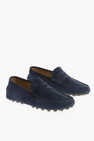 Suede Penny Loafers