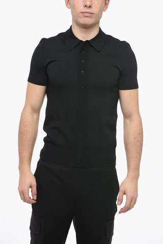 Polo Slim Fit in Tessuto Tecnico