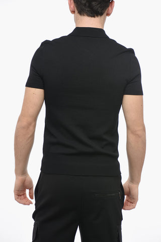 Polo Slim Fit in Tessuto Tecnico