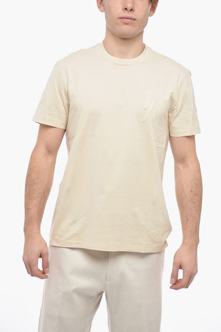 Slim Fit BOLT BADGE T-Shirt with Logo Patch