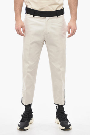 Cotton Twill Trousers TOM with Contrasting Waistband